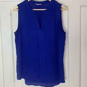 Pleione Royal Blue Work Blouse Shirt Tank Top
